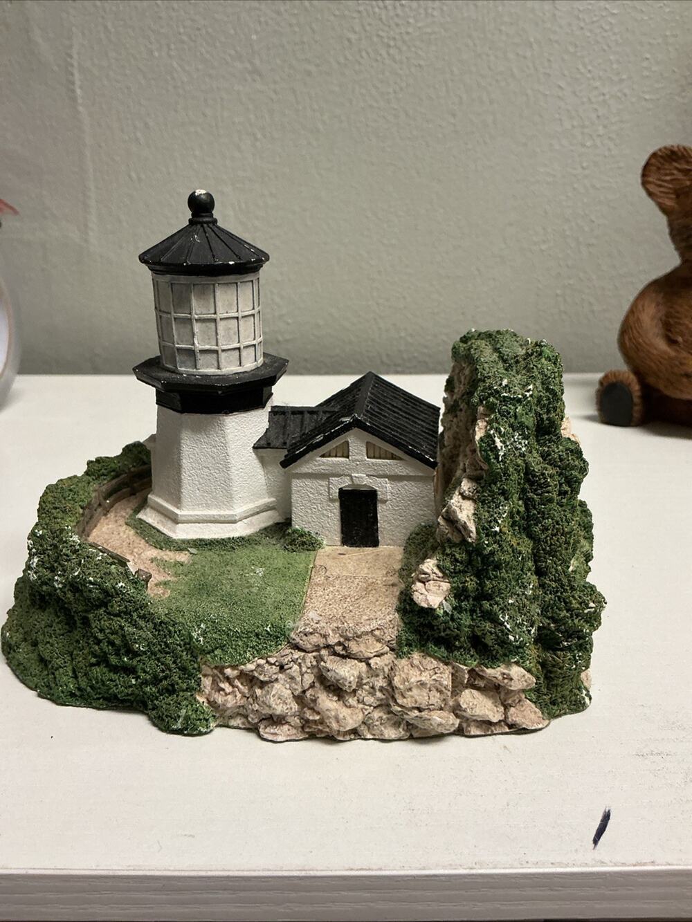 Rare Harbour Lights Lighthouse Cape Meares Oregon 1995 #160 W/OB 2038/9500